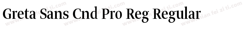 Greta Sans Cnd Pro Reg Regular字体转换